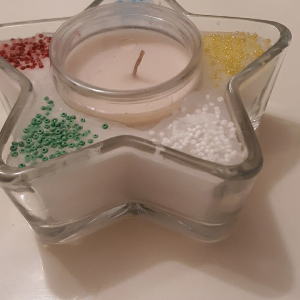 Libbey Star Candle - Picture 6 of 7